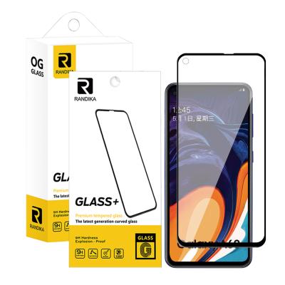 China Mobile phone Amazon hot glue full screen glass protector for Samsung galaxy a60 m40 shockproof screen film for sale