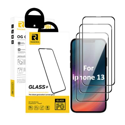 China 3 Pack Full Cover Mobile Phone For iphone 6 xr 11 7 8 xs x 12 13 iphone13 pro mini mobile iphone 13 max screen protector tempered glass film for sale