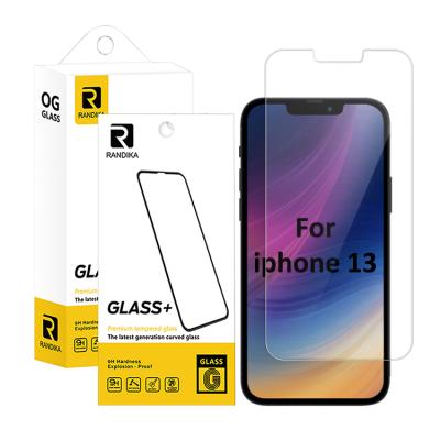 China Cell Phone HD Clearly For Apple iPhone 13 12 11 pro Max Mini Mobile Phone 2.5D 9H iphone13 tempered glass film screen protector for sale