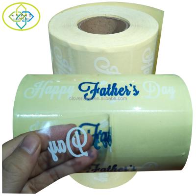 China Waterproof Custom Clear PVC Sticker Label Transparent Printing for sale