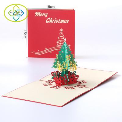 China Europe Factory Wholesale Christmas Greeting Card Christmas Gift Certificate For Holiday Decorations for sale