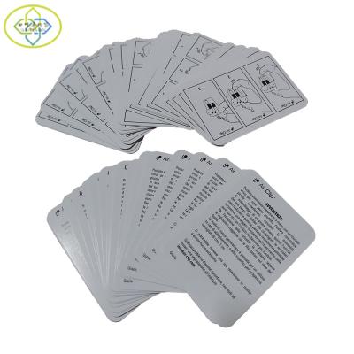 China paper & Cardboard Customized Double Sided Printed Card Paper Instruction For Earphone Cord Packing Label for sale