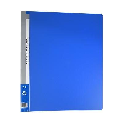 China PP Customized plastic/ pvc file folder binders with 3 rings A4 size documents for sale