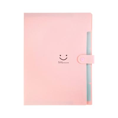 China PP lace folder expangding blue pockets with good quality A4 flash letter folder office stationery for sale