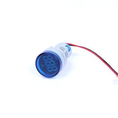 China Many Years Factory Led Lights Ac380V 22Mm AD16-22DSA 04 Big Current Digital Ammeter 0-100A Indicator Light for sale