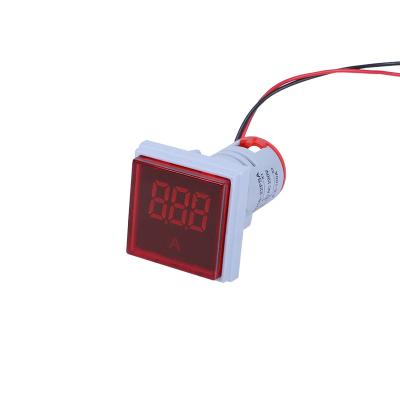 China China Wholesale Led Lights 22Mm Cover Ammeter AC 0-100A Digital Transparent Indicator Light AD16-22FSA 02 for sale