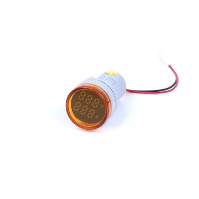 China Wholesale AC 0-100A, China Market Agent Dual Indicator Lights 22Mm Digital Led Voltmeter Ammeter AD16-22DVA 01 0-99Hz for sale