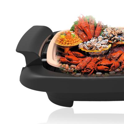 China KING LIWAY Smokeless Smokeless BBQ Grill Outdoor Mini Electric BBQ Grill for sale