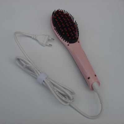 China Hot Selling Simply Quick Outdoor Magic Electric Hair Brush Straightening Hair Comb for sale