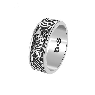 China Hiphop Zsun Mens Stainless Steel Jewelry VINTAGE Ring Non Fading Hip Hop Cock Rings For Men Party Gift Hot Selling for sale