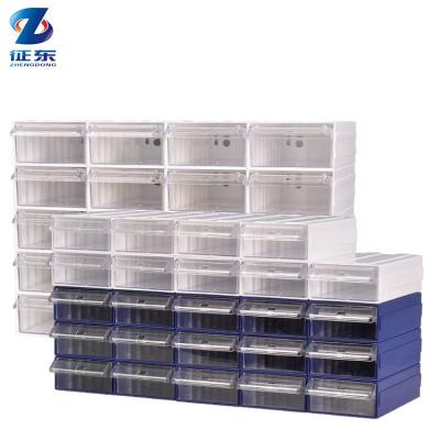 China Japan Style Lockable Assembly Box Shelf Display Rack Cabinet Acrylic Box Crisper Box Glass Wall Shelf for sale