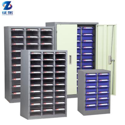 China Tool Metal Workshop Bin Parts Metal Drawer Storage Plastic Tool Boxes Modern Storage Garage Cabinet For Screw for sale