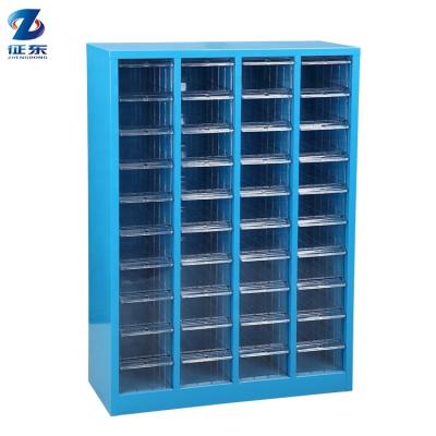 China Small Drawer Metal Storage Cabinets Organizer Spare Parts (Other) Warehouse Use 40 Adjustable Drawers With Dividers for sale