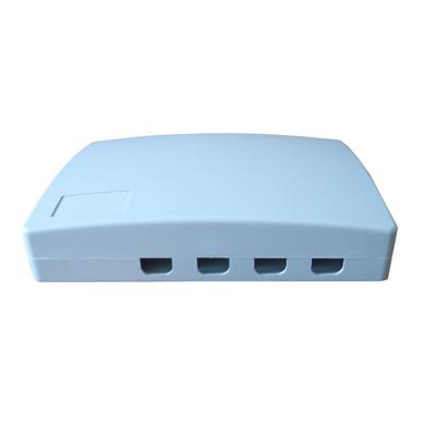 China Left Fiber Optic ONU, Wholesale Plastic FTTH 4 LAN Wall Outlet Box Fiber Optic Fiber Optic ONU for sale