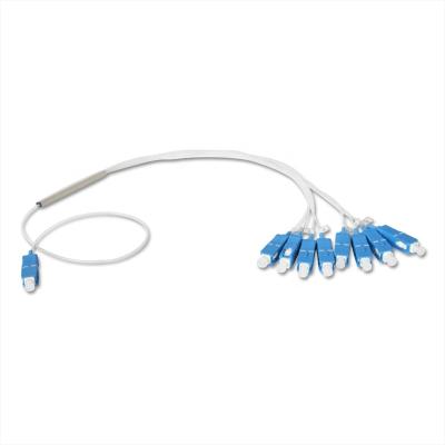 China Wholesale Fiber Optic Equipment ABS Micro Cassette Block Miscellaneous Minus 1x2, 1x8, 1x16, 1x32, SC UPC Fiber Optic PLC Splitter 1x8 PLC Splitter for sale