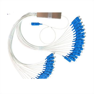 China Wholesale Fiber Optic Equipment ABS Micro Cassette Block Miscellaneous Minus SC UPC Fiber Optic Splitter 1x128, 1x64, 1x16, 1x2, 1x8 PLC 1x32 PLC Splitter for sale