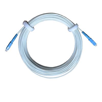 China Wholesale High Quality White Outdoor FTTH FTTB FTTX Network Single Mode Sheath FTTH Drop Cable SC-SC UPC Fiber Optic Patch Cord for sale