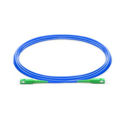 China Wholesale FTTH FTTB FTTX Network High Quality Strong Tension SC APC Armored Fiber Optic Patch Cord for sale