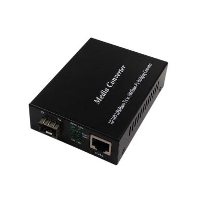 China Ethernet Network Media Converter 1000Mbps RJ45 Gigabit Analog to IP Camera Converter Fiber Optic Ethernet Gigabit SFP Media Converter for sale