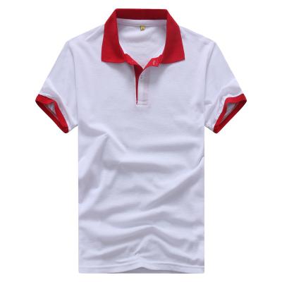 China Anti-pilling Custom Logo Lapel Men Women Polo Shirt New Summer Colorful Cotton for sale