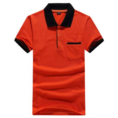 China Anti-pilling business polo T-shirt customization cotton lapel workwear printed logo by custom short-sleeved corporate cultural shirt for sale