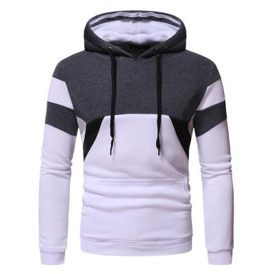 China Custom Embroidered Anti-wrinkle Logo Men's Long Sleeve Autumn Winter Hoodie Big Block Color Casual Design Feeling Hot Selling Products for sale