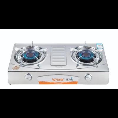 China Factory Direct Double Stove Gas Stove Double Head Table Top Cooktop For Home Use for sale