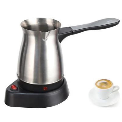 China Hotel workers stainless steel coffee pot household milk hot coffee electric coffee machine for sale