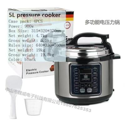 China 5L Large Capacity Outdoor Intelligent Multifunctional Cooker Household Non-Stick Electric Pressure Cooker for sale