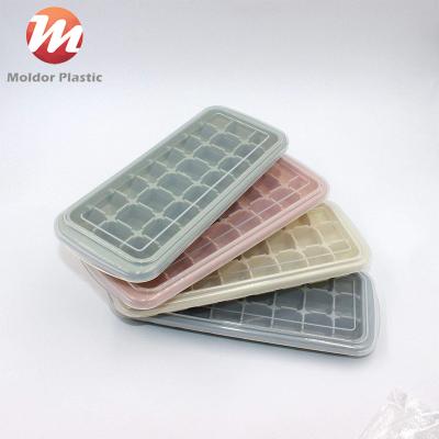 China Wholesale Colorful Plastic Cube Tray Ice Lattice Viable Plastic Products In China Good Quality Ice Food Grade for sale