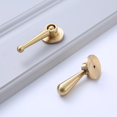 China Wonderful Brass Styles Kitchen Wardrobe Cabinet Drop Handle Furniture Pendant Handle for sale