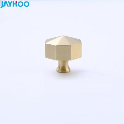 China Wonderful Gold Cupronickel Knob Furniture Single Hole Cabinet Drawer Knob for sale