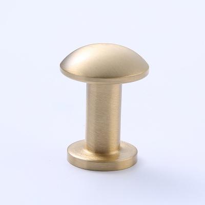 China Wonderful Top Selling European Design Kitchen Cabinet Pull Furniture Hardware Brass Knobs for sale