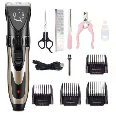 China Sustainable Rechargeable Pet Grooming Clipper Dog Hair Trimmer for sale