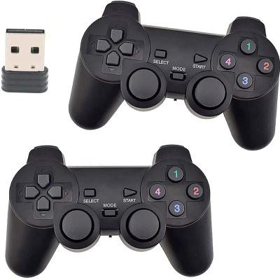 China Game Wheel Steering 2.4GHz USB Twin Game Controller Wireless Gamepad Joystick With WIN98/2000/X/2003VISTA/WIN7 SYSTEM TV Box for sale