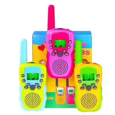 China Hot Selling Kids Walkie Talkie T-338 Walkie Talkie Phone Handheld Radio 3km Long Range For Boys And Girls Kids T-388 for sale