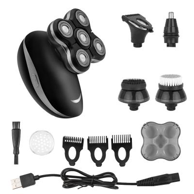 China Triple Blade 4D Head USB Electric Shaver Rechargeable Floating Trimmers For Men Beard Bald Head Trimmer, Freedom Wet Dry Grooming Kit for sale