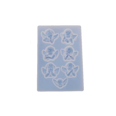 China Drop Glue Angel Mold 7 Silicone Mold Rubber Diy Manual Exalted Manual Pendant Table Even Drop Glue for sale