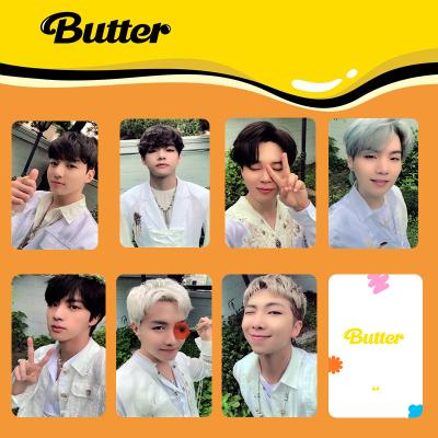 China Wholesale South Korean Kpop Idol Merchandise Bangtan Boys Butter New Card Photo Card Offline Limited Lomo Card for sale