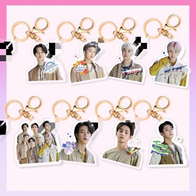 China Fan's Collection Wholesale KPOP Idol Merchandise Bangtan Boys Coldplay My Universe Plastic Acrylic Key Chain for sale