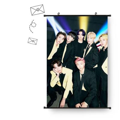 China KPOP Wholesale Kpop Idol Bangtan Boys Butter Hanging Picture Tapestry Fabric Poster Pictures for sale