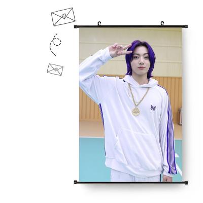 China KPOP Wholesale Kpop Idol Bangtan Boys Butter Hanging Picture Tapestry Fabric Poster Pictures for sale