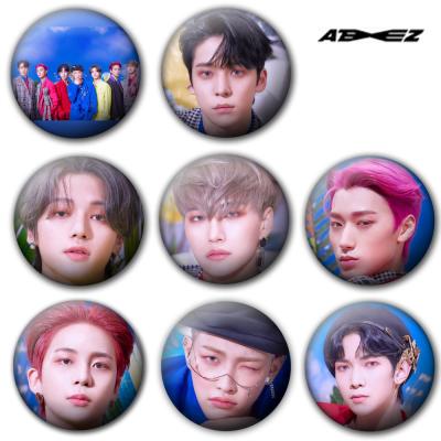 China Wholesale KPOP Idol Magnetic ATEEZ ERO Merchandise: FEVER Part.2 Brooch Pin Badge Button for sale