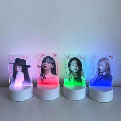 China Wholesale Kpop Collectible Idol Sell Blackpink Night Light Desk Lamp for sale