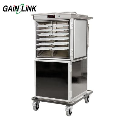 China Chinese Food Fwarmer Kitchen Equipment Heating Showcase Food Holding Cabinet for sale