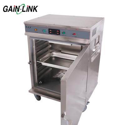 China Food fwarmer restaurant hotel supplies kitchen equipment banquet trolley food dinner cart heating supply warmer cabinet for desserts for sale