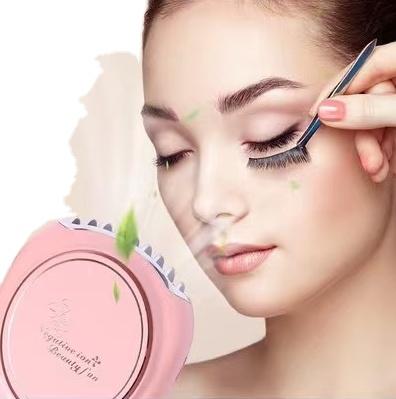 China Anion Beauty Fan Mini Portable Cordless Fast Drying Mini Eyelash Fan USB Rechargeable Fast Dryer S8 for sale