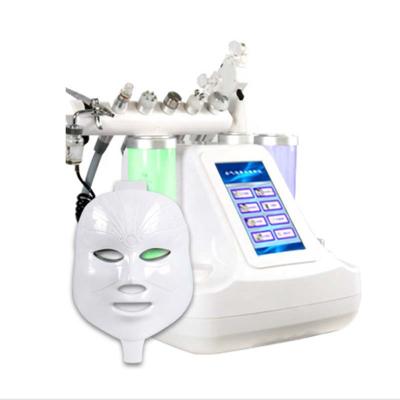 China For commercial & Home Use 8 Facial Machine In 1 Meso Heads Aqua Peeling Device Water Oxygen Jet Dermabrasion Little Bubble Skin 8 Beauty Device for sale