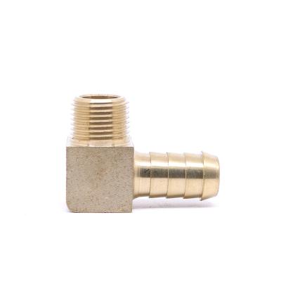 China Low Price High Quality Brass Fit Nipple Male 90 Degree Elbow Transition Copper Joint Joint for sale