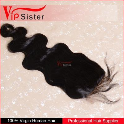 China 100% Raw Unprocessed Brazilian Hair Closure Factory Wholesale Price Bleached Knots Body Wave Good Quality Peruvian Human Hair Lace Closure for sale